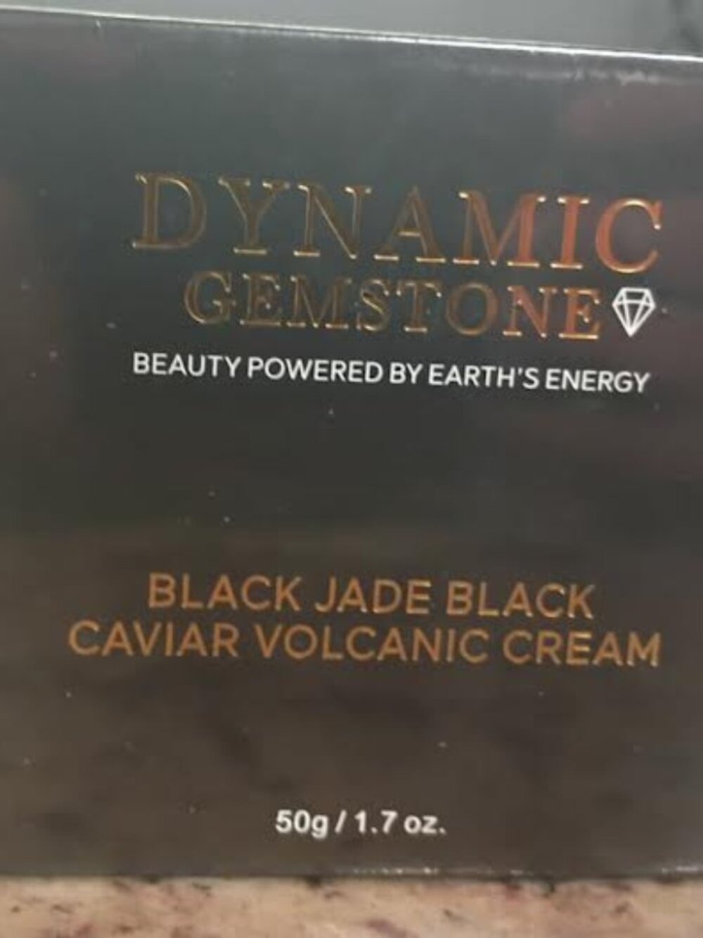 DYNAMIC GEMSTONE BLACK JADE BLACK CAVIAR VOLCANIC CREAM-1.7 oz / 50 g-NEW-SEALED